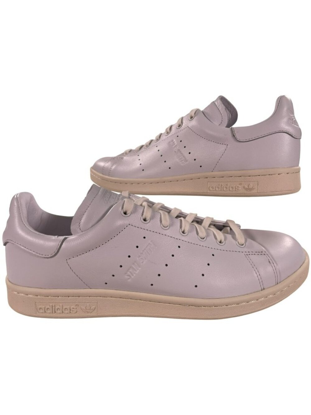 Adidas Stan Smith Lux Sneakers White Leather Casual Street Men's Size 11.5 NEW